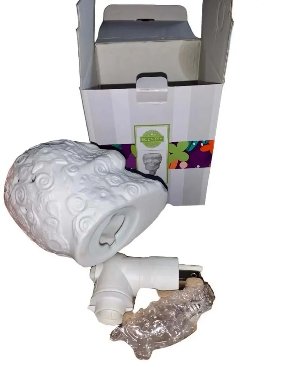 Scentsy Calaverita Sugar Skull Plug-In Wax Warmer